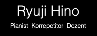 Ryuji HinoPianist  Korrepetitor  Dozent